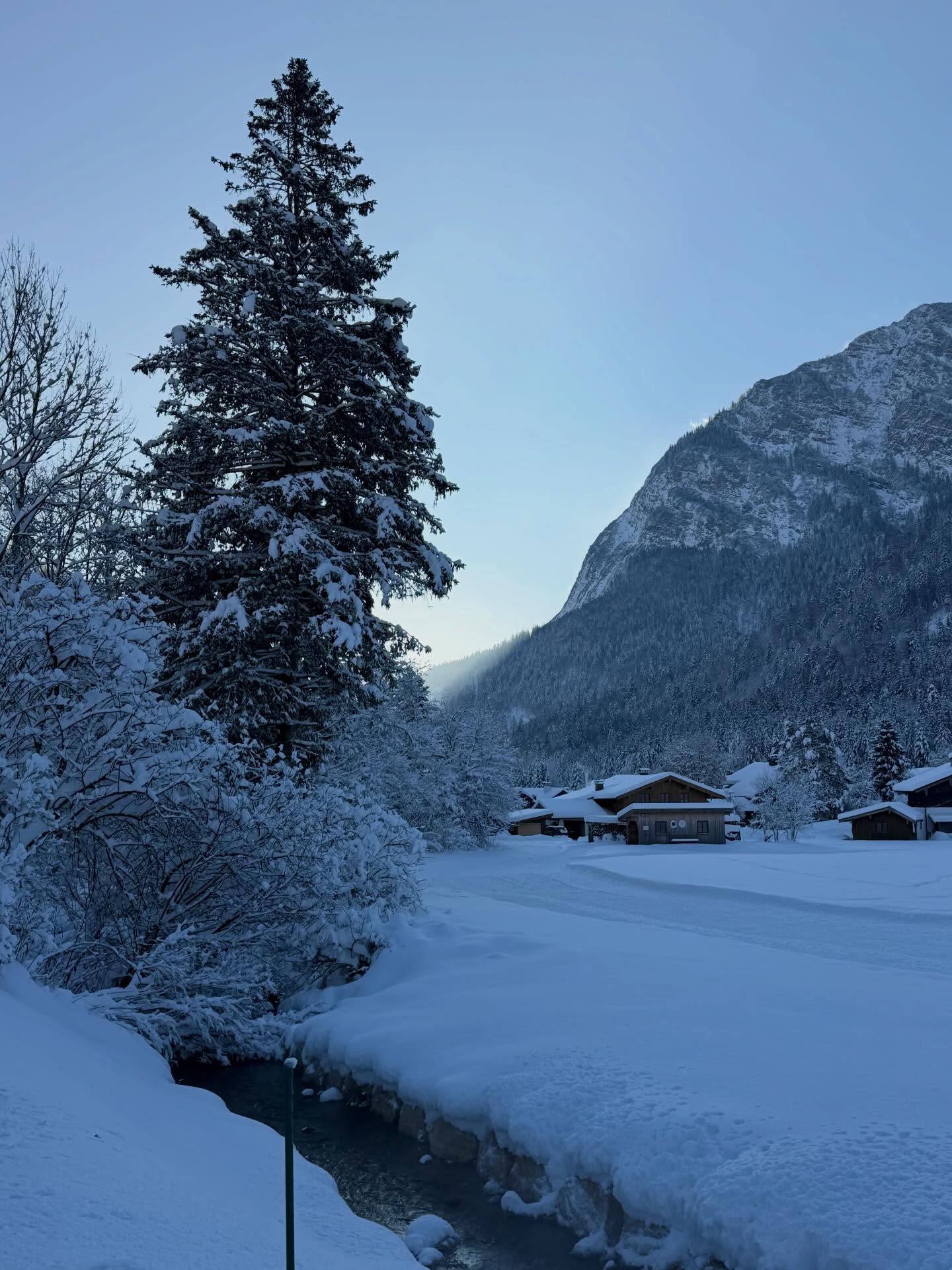 Loipe hinterm Haus…
.
.
.
.
.
.
#nosnownoshow #winterwonderland #winterwunderland #visitbayern #schneizlreuth
